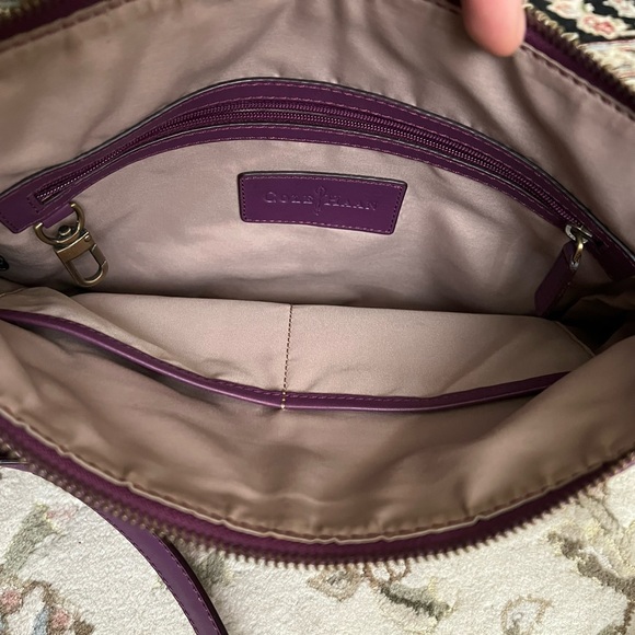 Cole Haan Cross Body Suede + Leather Purse - Picture 4 of 5